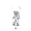 ADORE-708 Plateau Sandaletten Transparent | Pleaser
