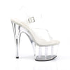ADORE-708 Plateau Sandaletten Transparent | Pleaser