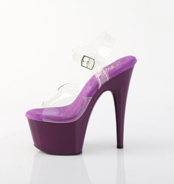 ADORE-708 Plateau Dunkel Violett von Pleaser – Ansicht 3