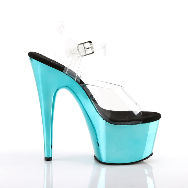 ADORE-708 Sandalette Plateauschuhe Türkis | Pleaser