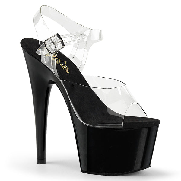 ADORE-708 Plateau Sandaletten Schwarz | Pleaser