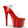 ADORE-708 Sandalette Plateauschuhe Rot | Pleaser