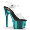 ADORE-708 Sandalette Plateauschuhe Türkis | Pleaser