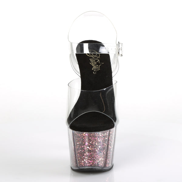 ADORE-708CG Plateau Sandaletten - Pink | Pleaser