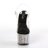 ADORE-708CG Plateau Sandaletten Silber | Pleaser