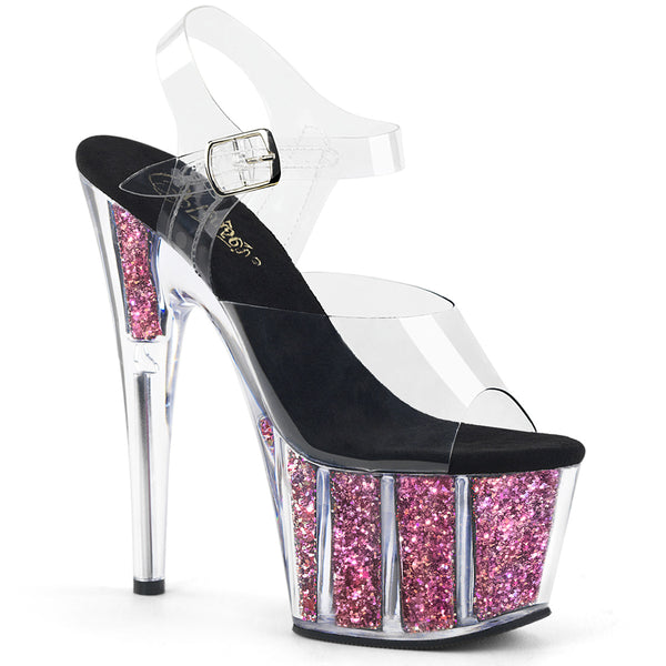 ADORE-708CG Plateau Sandaletten - Pink | Pleaser