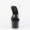 ADORE-708CRS-2 Plateau Sandaletten Schwarz Strasssteine von Pleaser – Ansicht 2