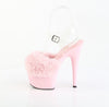 ADORE-708FUR Sandalette Plateauschue Rosa von Pleaser – Ansicht 3