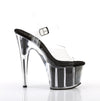 ADORE-708G Plateau Sandaletten - Schwarz | Pleaser