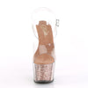 ADORE-708G Plateau Sandaletten Rose Gold | Pleaser