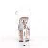 ADORE-708G Plateau Sandaletten Rose Gold | Pleaser