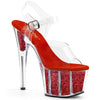 ADORE-708G Plateau Sandaletten - Rot | Pleaser