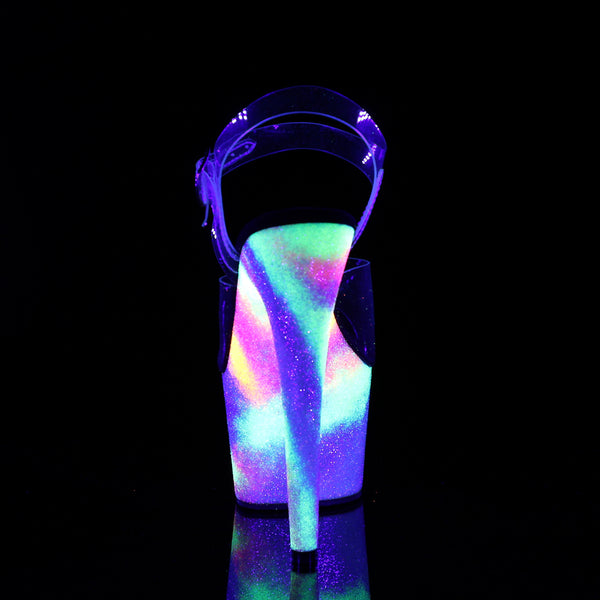 ADORE-708GXY Plateau Sandaletten Mehrfarbig UV | Pleaser