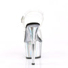 ADORE-708HGI Plateau Sandaletten Silber von Pleaser – Ansicht 4