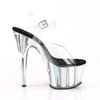 ADORE-708HGI Plateau Sandaletten Silber von Pleaser – Ansicht 5