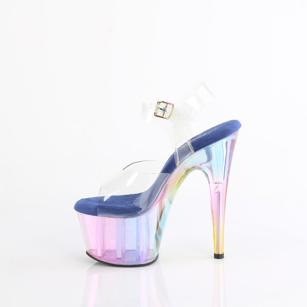 ADORE-708HT - Plateau High Heel Sandaletten - Mehrfarbig von Pleaser – Ansicht 3