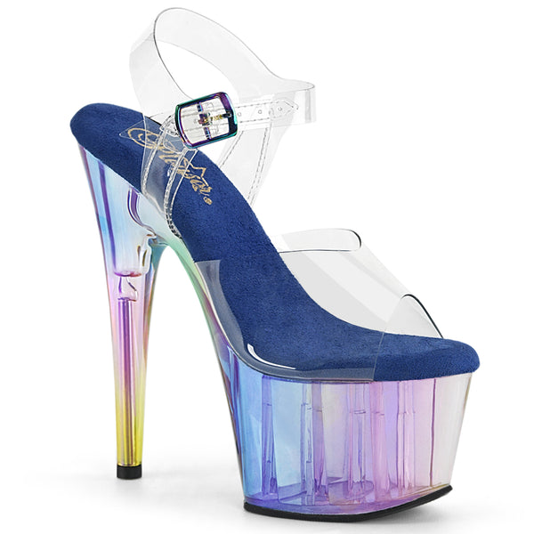 ADORE-708HT - Plateau High Heel Sandaletten - Mehrfarbig von Pleaser