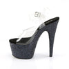 ADORE-708LG Plateau Sandaletten - Schwarz von Pleaser – Ansicht 3