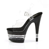 ADORE-708LN Plateau Sandaletten - Schwarz von Pleaser – Ansicht 3