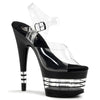 ADORE-708LN Plateau Sandaletten - Schwarz von Pleaser