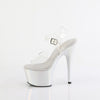 ADORE-708LQ - Plateau High Heel Sandaletten - Weiß von Pleaser – Ansicht 3