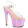 ADORE-708LQ - Plateau High Heel Sandaletten - Pink Schimmer von Pleaser
