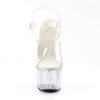 ADORE-708LS Plateau Sandaletten - Transparent von Pleaser – Ansicht 2