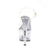 ADORE-708LS Plateau Sandaletten - Transparent von Pleaser – Ansicht 4