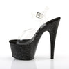ADORE-708MG Plateau Sandaletten Schwarz von Pleaser – Ansicht 3