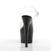 ADORE-708MG Plateau Sandaletten Schwarz von Pleaser – Ansicht 4