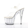 ADORE-708MG Plateau Sandaletten klar von Pleaser – Ansicht 3