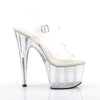 ADORE-708MG Plateau Sandaletten klar von Pleaser – Ansicht 5