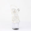 ADORE-708MMG Plateau Sandaletten Transparent von Pleaser – Ansicht 2