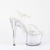 ADORE-708MMG Plateau Sandaletten Transparent von Pleaser – Ansicht 5