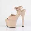 ADORE-708N Plateau Sandaletten Beige Lack von Pleaser – Ansicht 3