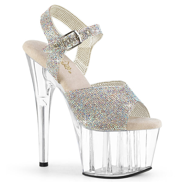 ADORE-708N-RS Plateau Sandaletten Mehrfarbig | Pleaser