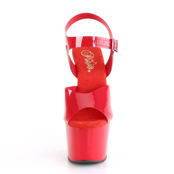 ADORE-708N Sandalette Plateauschuhe Rot | Pleaser