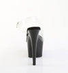 ADORE-708PREM Plateau Sandaletten Schwarz Lack TPU von Pleaser – Ansicht 4