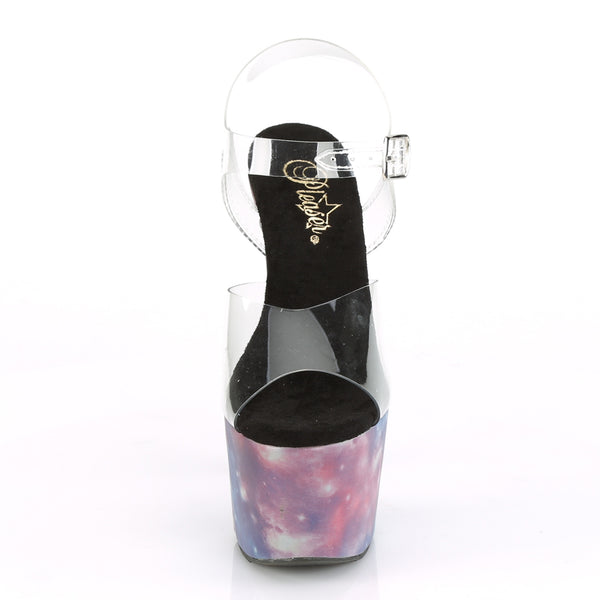 ADORE-708REFL Plateau Sandaletten Galaxy Reflektor von Pleaser – Ansicht 2