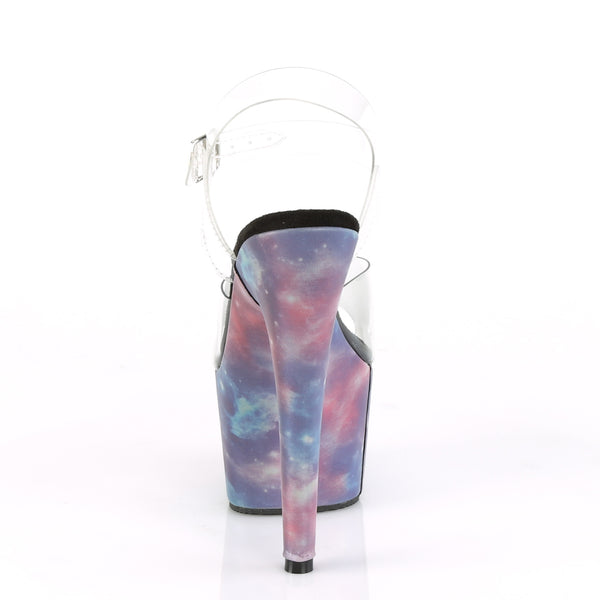 ADORE-708REFL Plateau Sandaletten Galaxy Reflektor von Pleaser – Ansicht 4