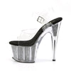 ADORE-708SRS Plateau Sandaletten - Schwarz von Pleaser – Ansicht 3