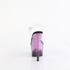 ADORE-708SS Plateau Sandaletten Schwarz/PinkGlitzer | Pleaser