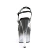 ADORE-708T-2 Plateau Sandaletten Schwarz/Transparent von Pleaser – Ansicht 4