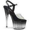 ADORE-708T-2 Plateau Sandaletten Schwarz/Transparent von Pleaser