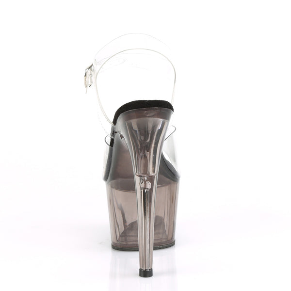 ADORE-708T Plateau Sandaletten - Schwarz von Pleaser – Ansicht 4
