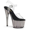 ADORE-708T Plateau Sandaletten - Schwarz von Pleaser