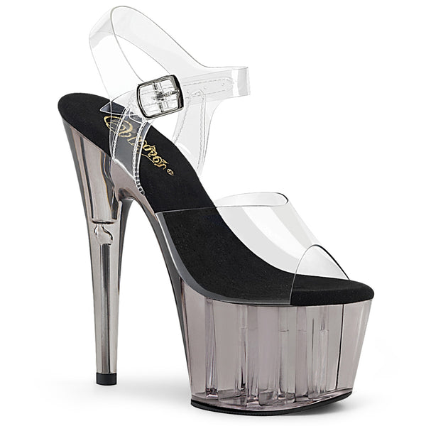 ADORE-708T Plateau Sandaletten - Schwarz von Pleaser
