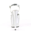 ADORE-709-2G Plateau Sandaletten Silber Glitzer von Pleaser – Ansicht 4