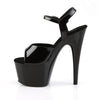 ADORE-709 Plateau Sandaletten Lack Schwarz von Pleaser – Ansicht 3