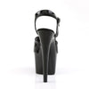 ADORE-709 Plateau Sandaletten Lack Schwarz von Pleaser – Ansicht 4